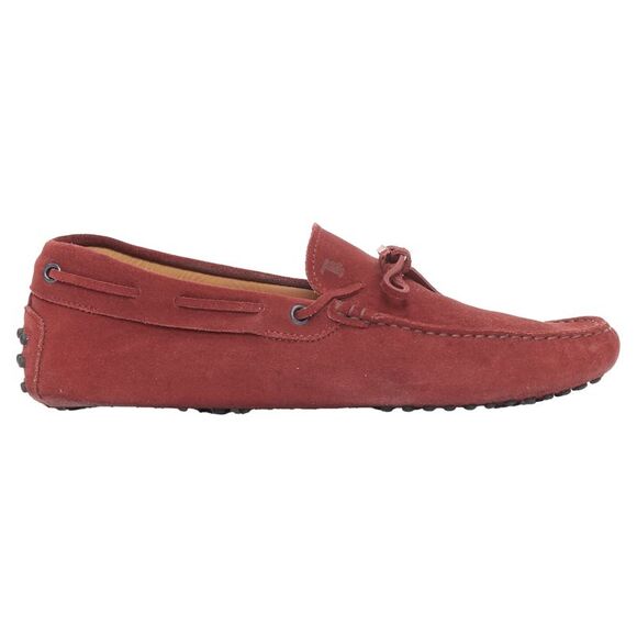 Tod's Gommino Suede Leather Dot Sole Driving Loafers